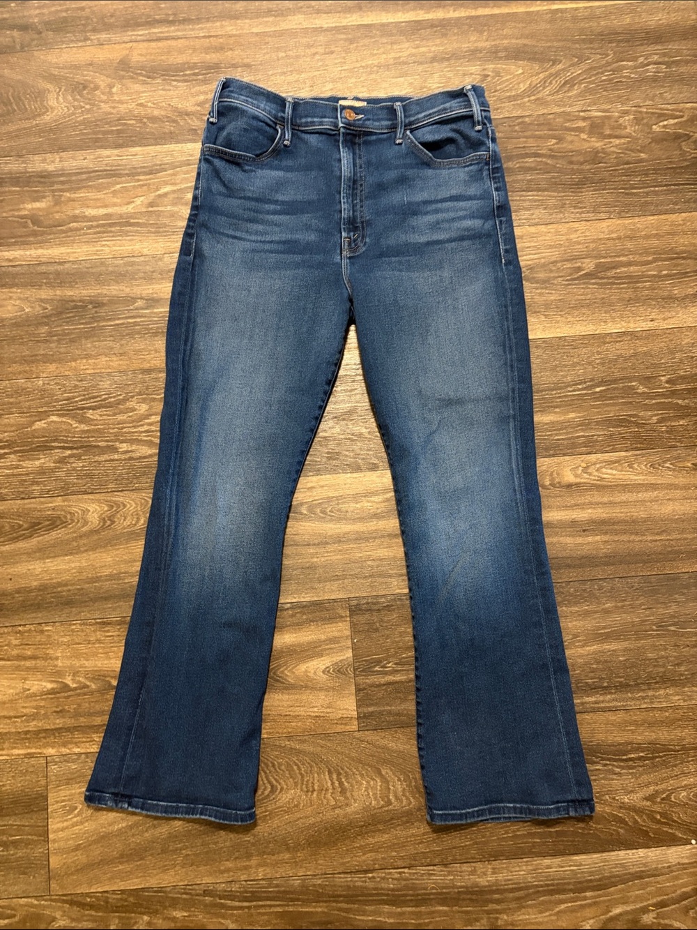 MOTHER The Hustler Ankle Women’s Jeans in Dark Blue